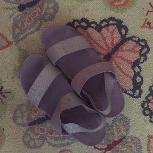 Sparkly Purple Sandals